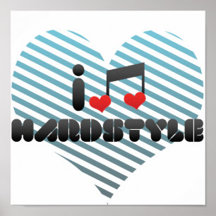 Affiche J'aime Hardstyle