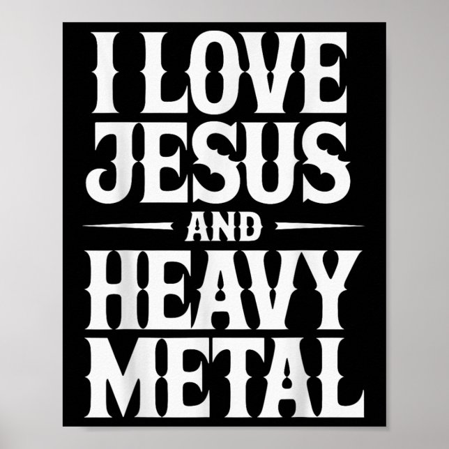 Affiche J'aime Jésus et le Heavy Metal  (Devant)