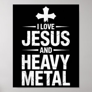 Affiche J'aime Jésus et le heavy metal _8