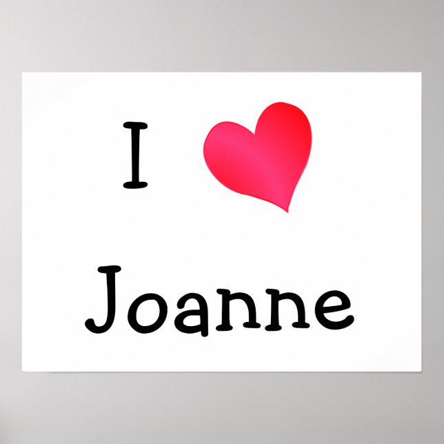 Affiche J'aime Joanne (Devant)