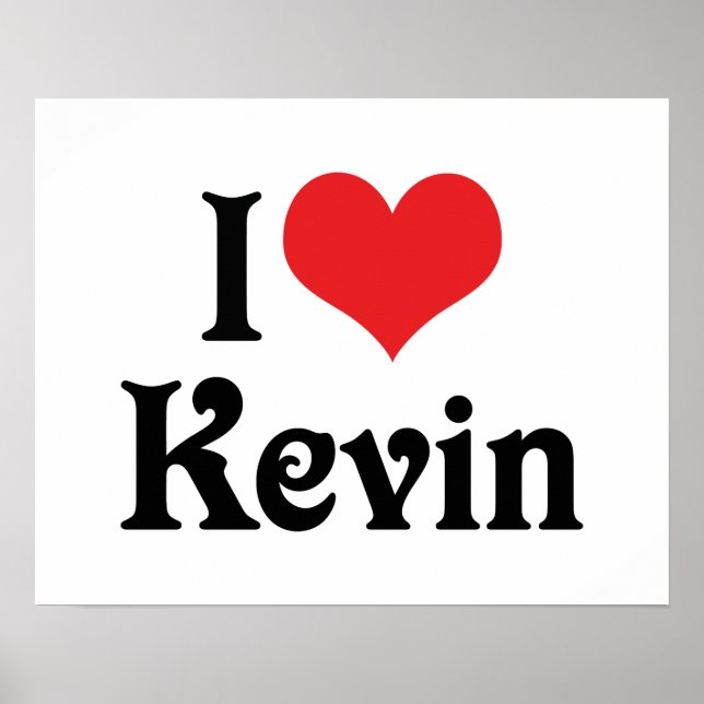 Affiche J'aime Kevin (Devant)