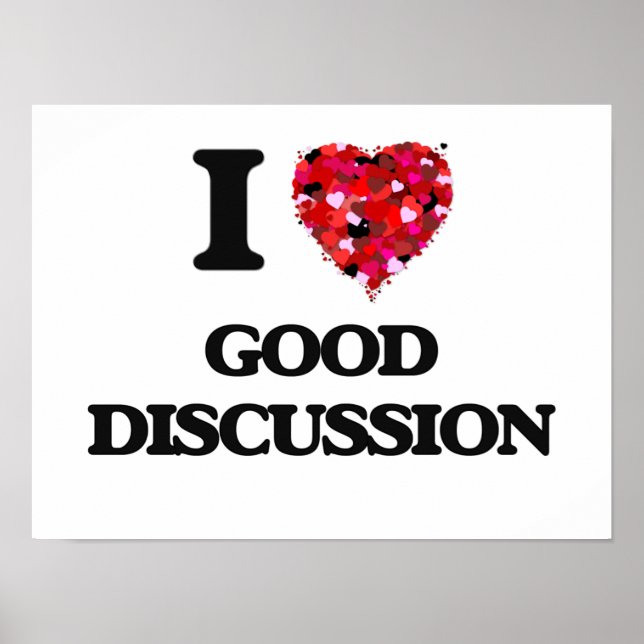 Affiche J'Aime La Bonne Discussion (Devant)