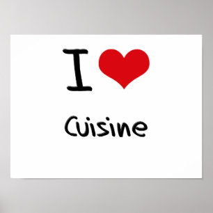 Affiche J'aime la cuisine