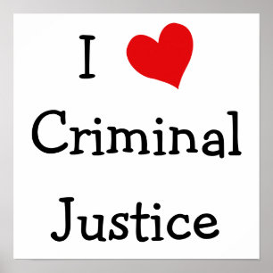 Affiche J'aime la justice pénale
