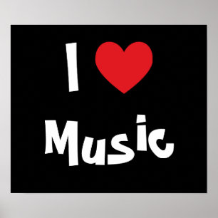 Affiche J'aime la musique