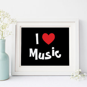 Affiche J'aime la musique