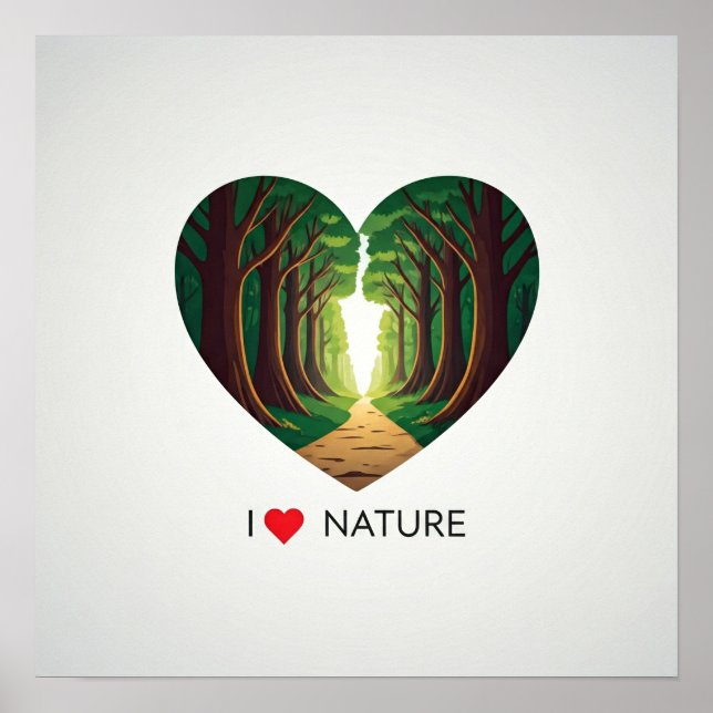 Affiche J'aime la nature (Devant)