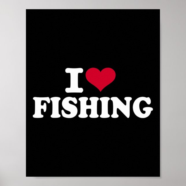 Affiche J'aime la pêche  (Devant)