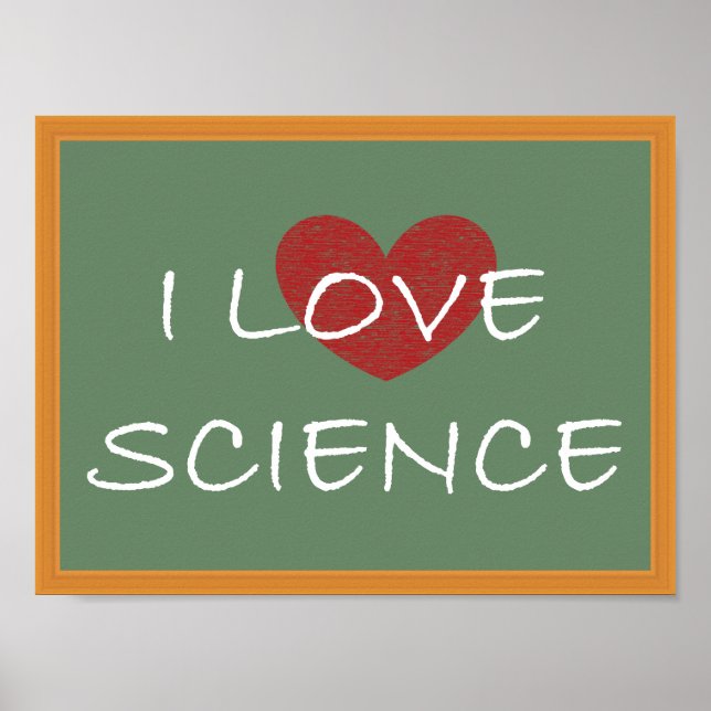 Affiche J'aime la science (Devant)