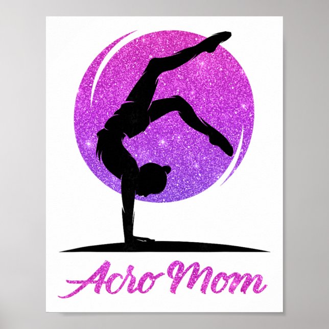 Affiche J'aime l'Acro Yoga, l'Acro Danse, Maman Danseuse A (Devant)