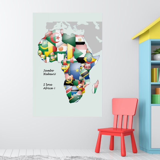 Affiche J'aime l'Afrique (Pépinière 1)