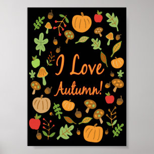 Affiche J'Aime L'Automne !