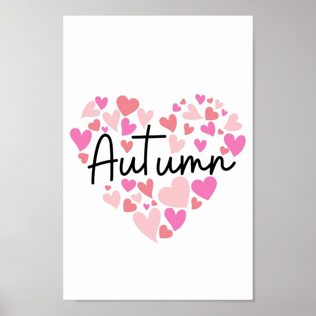 Affiche J'aime l'automne (Devant)