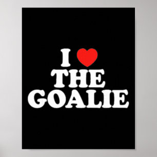 Affiche J'Aime Le Gardien De But Football Hockey Sport Gar
