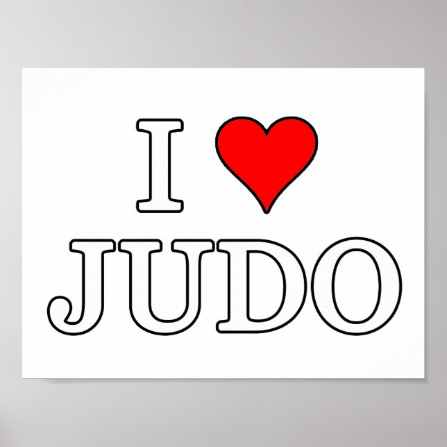Affiche J'aime le judo (Devant)