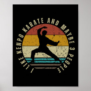 Affiche J'aime le karaté Kenpo et peut-être 3 personnes dr