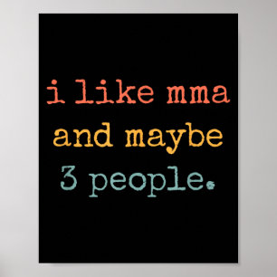 Affiche J'aime le MMA et peut-être 3 personnes 25D2A3