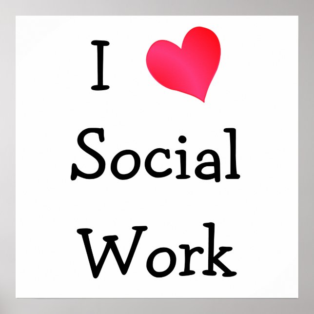 Affiche J'aime le travail social (Devant)
