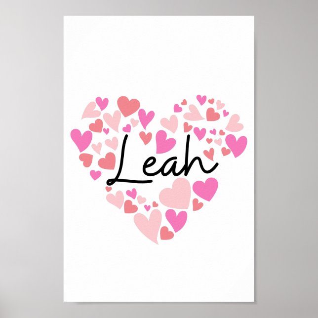 Affiche J'aime Leah (Devant)