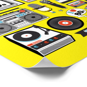 Affiche J'aime les années 80