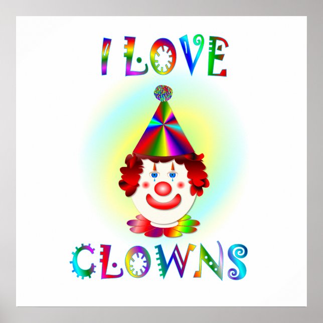 Affiche J'aime les clowns (Devant)
