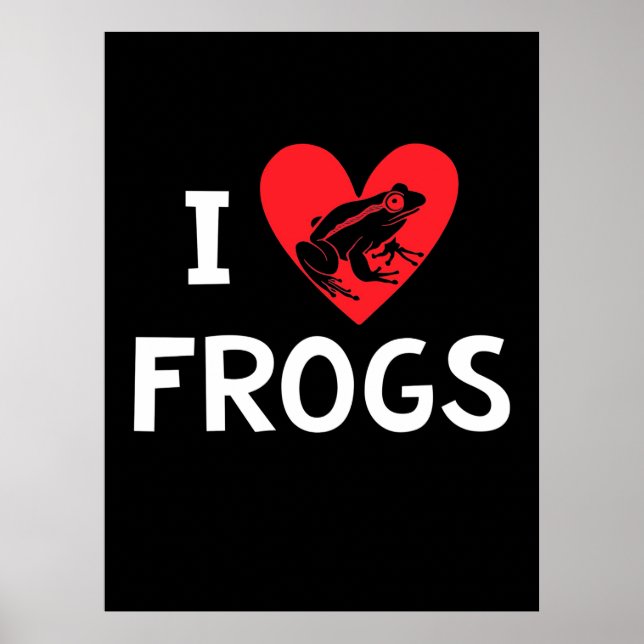 Affiche J'aime les grenouilles (Devant)