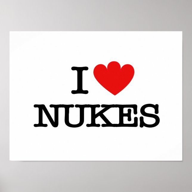Affiche J'aime les nukes (Devant)