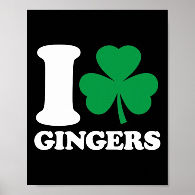 Affiche J'aime les Roux - J'adore les Roux - Saint-Patrick (Devant)