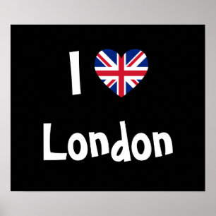 Affiche J'aime Londres