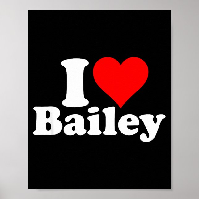 Affiche J'aime Love Bailey  (Devant)