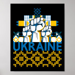 Affiche J'aime l'Ukraine 