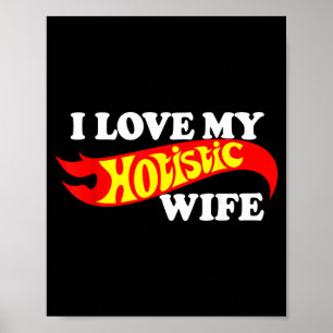 Affiche J'aime ma femme holistique