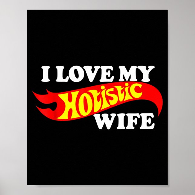 Affiche J'aime ma femme holistique (Devant)