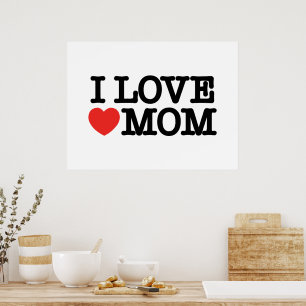 Affiche J'aime maman