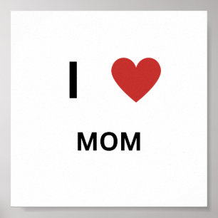 Affiche J'aime maman