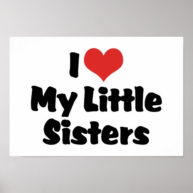 Affiche J'Aime Mes Petites Soeurs (Devant)