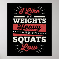 J'Aime Mes Poids Lourds Et Mes Squats Faibles