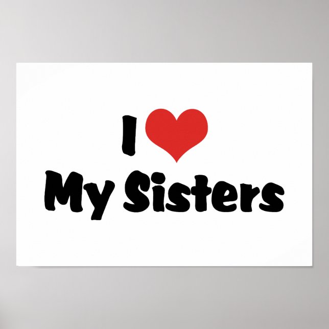 Affiche J'Aime Mes Soeurs (Devant)