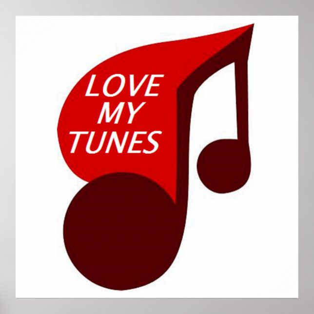 AFFICHE J'AIME MES TUNES (Devant)