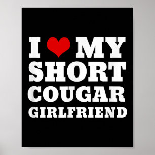 Affiche J'aime mon court cougar Girlfriend I Heart My Coug
