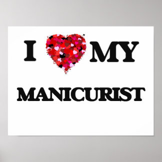 Affiche J'aime mon manicuriste