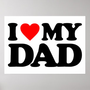 AFFICHE J'AIME MON PAPA