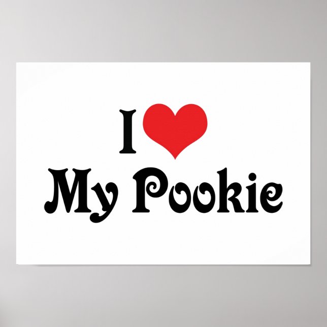 Affiche J'Aime Mon Pookie (Devant)