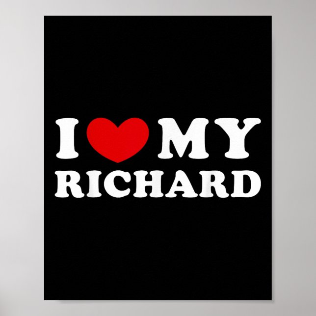 Affiche J'Aime Mon Richard, J'Aime Mon Richard (Devant)