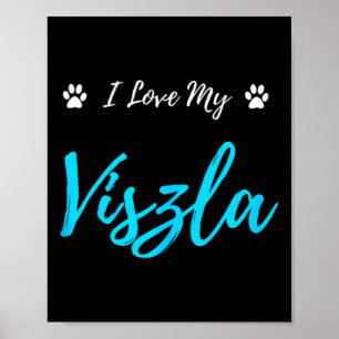 Affiche J'aime mon Viszla