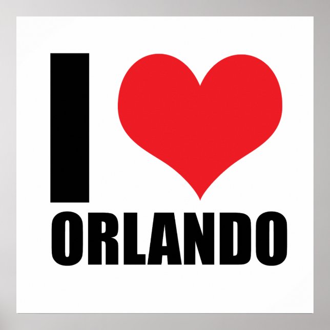Affiche J'aime Orlando (Devant)