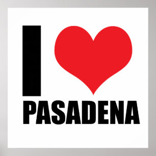 Affiche J'aime Pasadena