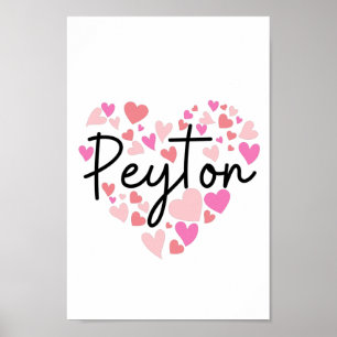 Affiche J'aime Peyton