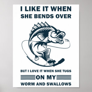 Affiche J'aime quand elle se penche mais j'adore ça drôle