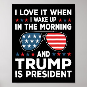 Affiche J'Aime Quand Trump Est Président 47 Inauguration